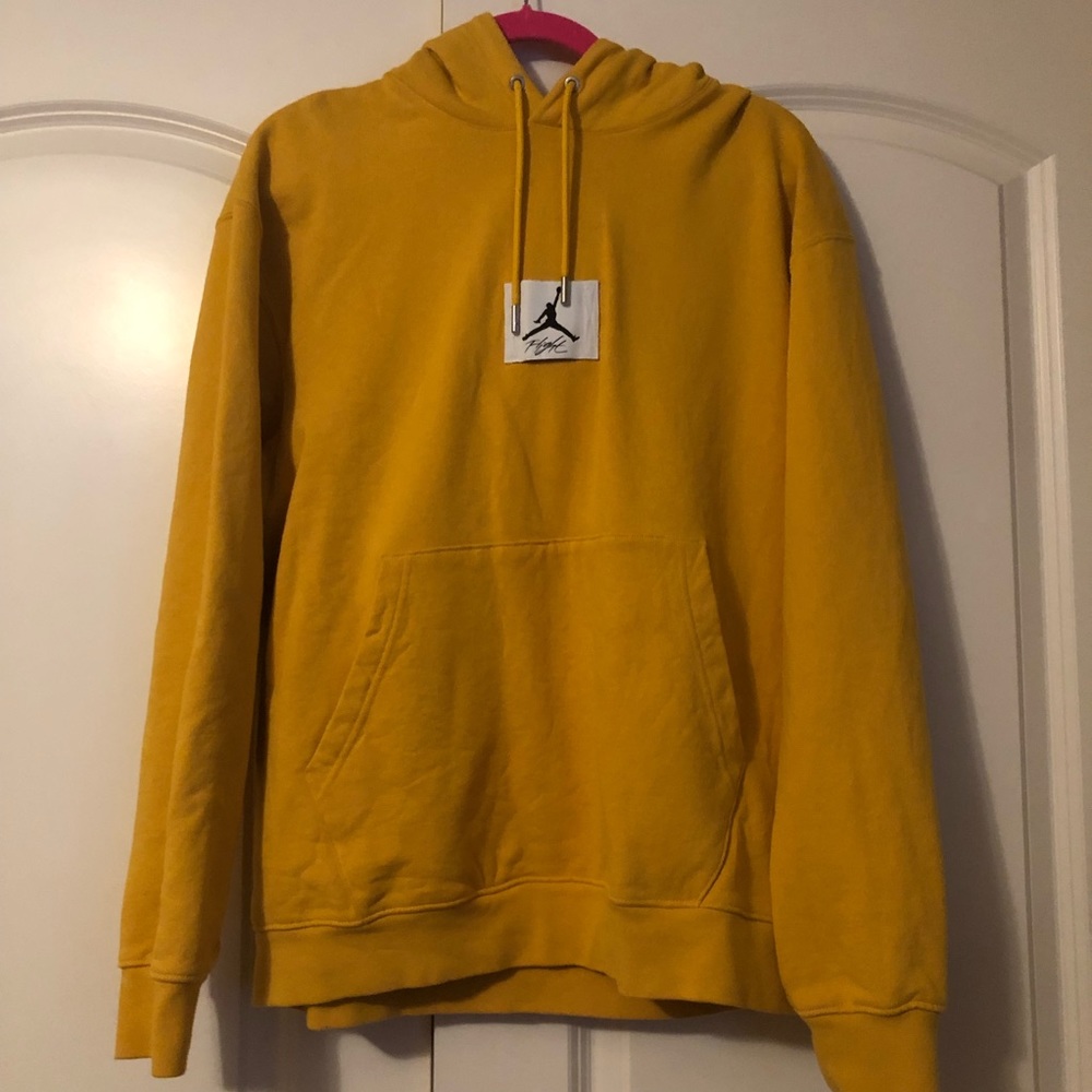 Yellow Jordan Pullover Hoodie